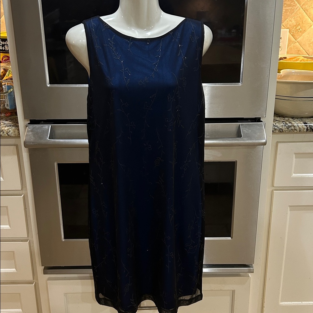 No Boundaries Black and Royal Blue Top